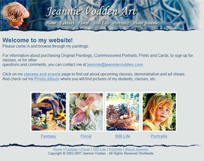 Jeannie's home page