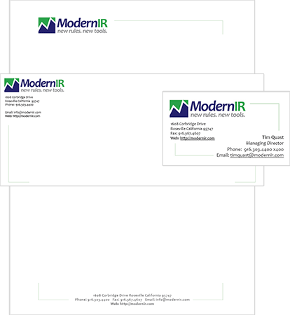 Stationery package - letterhead, envelope, business card